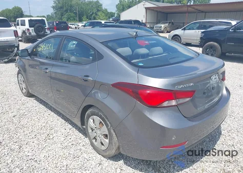 2016 Hyundai Elantra Se z USA, uszkodzony, nr VIN KMHDH4AE9GU646955